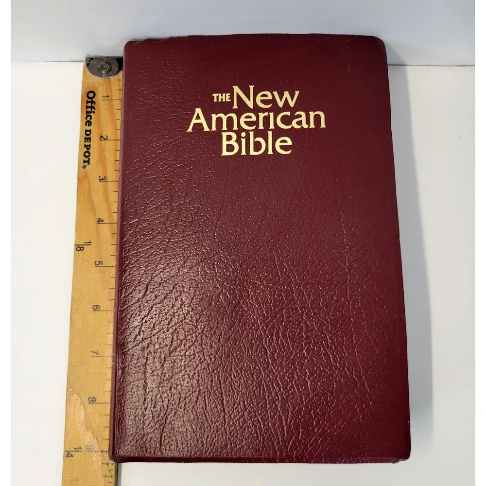 The New American Bible Revised Edition NABRE Catholic Burgundy Leatherette Cover
